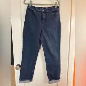 Gloria Vanderbilt Dark Blue Straight Leg Jeans